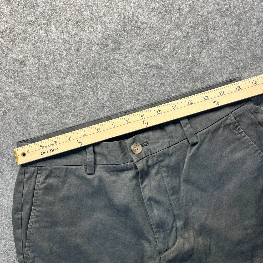 Vineyard Vines Pants Men's Size 30x32 Breaker Pant Straight Leg Gray Chino Pants - Picture 5 of 15